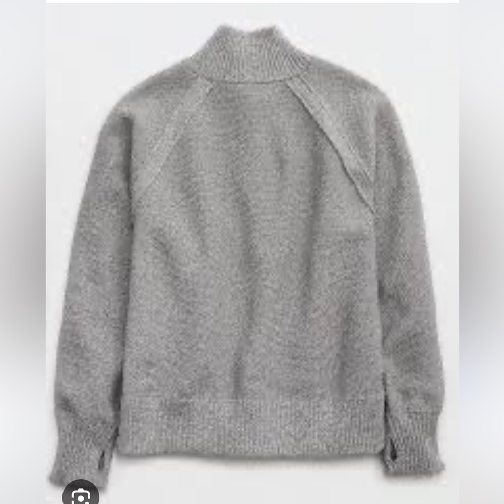 Aerie OFFLINE By Aerie Cool Down Quarter Zip Sweater - Picture 3 of 10